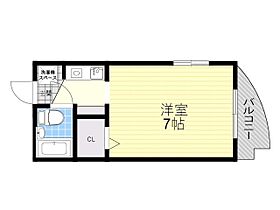 石橋マンション  ｜ 大阪府池田市石橋１丁目（賃貸マンション1R・5階・22.24㎡） その2