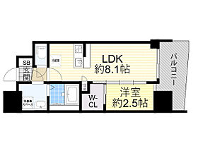 セレニテ新大阪ミラク弐番館  ｜ 大阪府大阪市淀川区宮原５丁目5番16号（賃貸マンション1LDK・8階・28.26㎡） その2