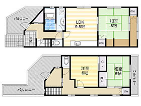 サンシャインセブン  ｜ 大阪府豊中市中桜塚１丁目（賃貸マンション3LDK・4階・96.00㎡） その2