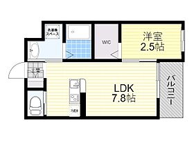 リアコート石橋3  ｜ 大阪府池田市石橋４丁目（賃貸マンション1K・2階・25.21㎡） その2