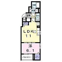 パーチェ エテルノ1  ｜ 大阪府吹田市南吹田１丁目3番19号（賃貸アパート1LDK・1階・40.58㎡） その2