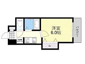 NOW新大阪 414 ｜ 大阪府大阪市淀川区東三国２丁目（賃貸マンション1K・4階・17.01㎡） その2