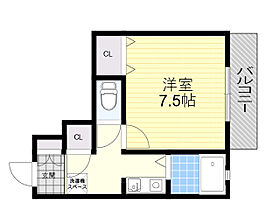 ウエルユニティ  ｜ 大阪府箕面市西小路２丁目（賃貸アパート1K・1階・22.25㎡） その2