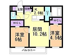 物件の間取り