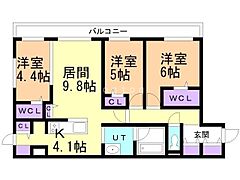 物件の間取り