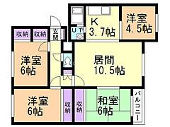 物件の間取り