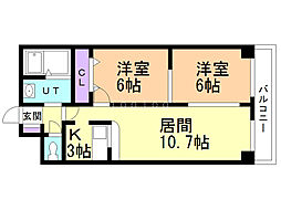 FARROCKAVENUEN41 2LDKの間取図画像