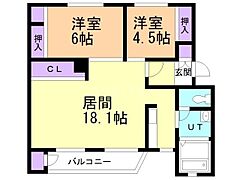 物件の間取り