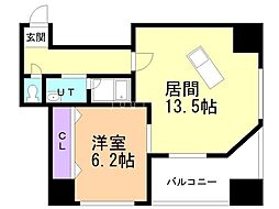 アーバン・プレイス 1LDKの間取図画像