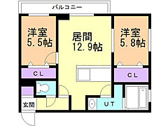 物件の間取り
