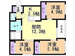 物件の間取り