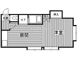 シングルコート琴似 1LDKの間取図画像