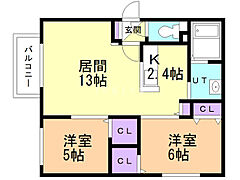 物件の間取り