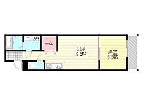 大阪府大阪市東淀川区下新庄５丁目（賃貸アパート1LDK・3階・33.95㎡） その2