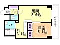 ペルドゥエープス美園4階4.9万円