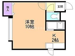 オーガニック西岡 2階/202