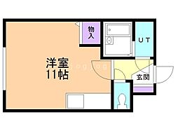 TDKビル ワンルームの間取図画像