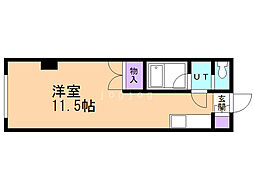 ファイン藤野 ワンルームの間取図画像