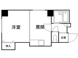 ヴィラフェリーチェ平岸 1DKの間取図画像