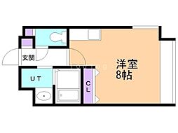アクティヴビル ワンルームの間取図画像