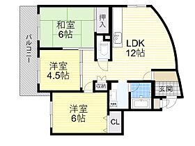 大阪府豊中市西泉丘２丁目（賃貸マンション3LDK・3階・66.54㎡） その2