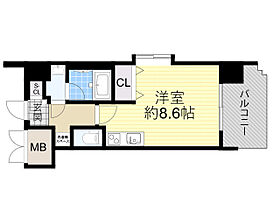 大阪府大阪市淀川区三津屋北２丁目（賃貸マンション1R・7階・25.46㎡） その2