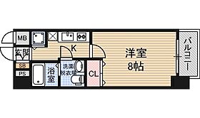 大阪府大阪市淀川区東三国４丁目（賃貸マンション1K・8階・24.80㎡） その2