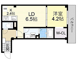 大阪府吹田市千里山西１丁目9番37号（賃貸マンション1LDK・2階・35.04㎡） その2