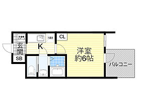 大阪府大阪市淀川区西宮原１丁目7番1号（賃貸マンション1K・9階・20.95㎡） その2