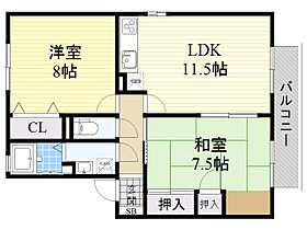 大阪府豊中市小曽根１丁目17番1号（賃貸アパート2LDK・2階・61.00㎡） その2