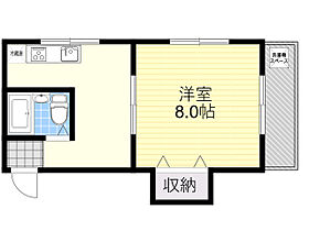 大阪府豊中市南桜塚１丁目（賃貸マンション1DK・2階・29.62㎡） その2