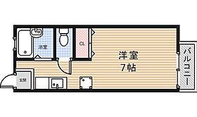 大阪府箕面市粟生間谷東１丁目（賃貸アパート1R・1階・20.46㎡） その2