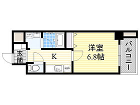 大阪府豊中市服部南町３丁目（賃貸マンション1K・2階・25.04㎡） その2