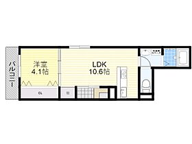 大阪府豊中市刀根山３丁目（賃貸マンション1LDK・2階・35.06㎡） その2