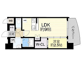 大阪府吹田市垂水町１丁目57番16号（賃貸マンション1LDK・6階・30.08㎡） その2