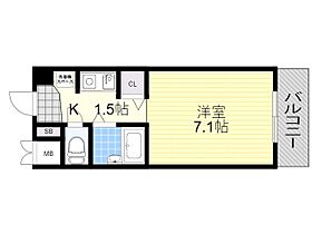 大阪府豊中市曽根西町２丁目（賃貸マンション1K・1階・21.00㎡） その2