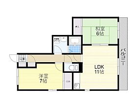 大阪府箕面市半町２丁目（賃貸アパート2LDK・2階・56.24㎡） その2