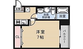 大阪府豊中市螢池南町３丁目（賃貸アパート1K・3階・24.60㎡） その2