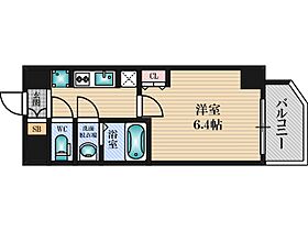 大阪府大阪市淀川区西宮原２丁目（賃貸マンション1K・13階・23.09㎡） その2