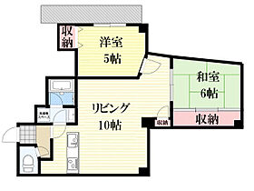 大阪府大阪市東淀川区北江口１丁目（賃貸マンション2LDK・2階・53.00㎡） その2