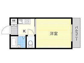 大阪府吹田市穂波町（賃貸マンション1K・6階・18.00㎡） その2