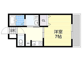 兵庫県川西市小戸１丁目（賃貸マンション1K・6階・24.84㎡） その2