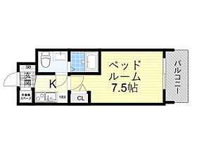 大阪府吹田市南吹田５丁目（賃貸マンション1K・5階・22.91㎡） その2