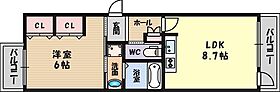 大阪府吹田市江坂町３丁目（賃貸マンション1LDK・2階・36.72㎡） その2