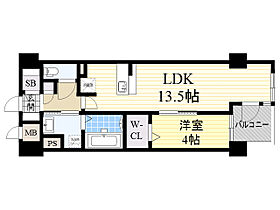 大阪府豊中市庄内幸町２丁目19番5号（賃貸マンション1LDK・4階・45.02㎡） その2