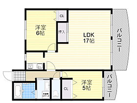 大阪府池田市旭丘１丁目8番16号（賃貸マンション2LDK・3階・61.74㎡） その2