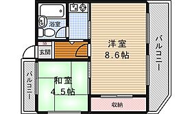 大阪府池田市空港１丁目（賃貸マンション2K・3階・35.00㎡） その2