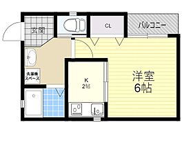 兵庫県川西市栄町（賃貸アパート1K・1階・22.55㎡） その2