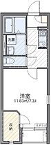 熊切  ｜ 埼玉県入間郡毛呂山町若山3丁目（賃貸アパート1K・1階・26.09㎡） その2