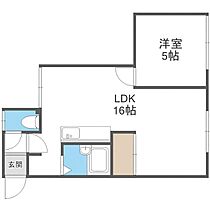 北海道札幌市豊平区中の島二条12丁目（賃貸アパート1LDK・2階・34.83㎡） その2